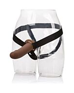 Ppa con cinturino jock - imbracatura dildo cava marrone