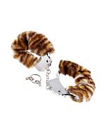 Manette con stampa tigre fantasia fetish