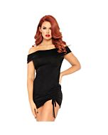 Abito con spalle scoperte - nero