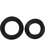 N. 85 anello per pene nero ponderato