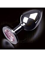 Plug anale gioielli grande plata / rosa