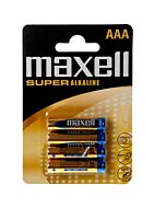 Maxell pila super alcalina aaa lr03 blister * 4