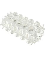 Imbracatura testurizzata super elastica per pene trasparente