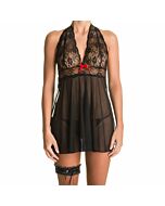 Babydoll nero sabine