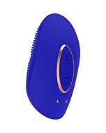 Prezioso mini stimolatore clitorideo ricaricabile - blu