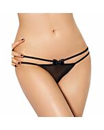 Mutandine lingerie Queen con doppio cinturino e fiocco m / m