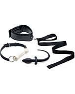 Puppy play set  bdsm - negro