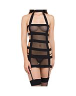 Negro a strisce sul corpo