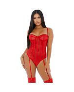Sheer up mesh conjunto rojo