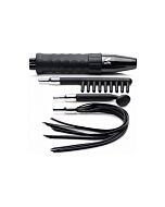 È bacchetta e-stim con 3 massaggiatori con accessori