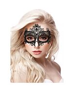 Maschera fantasia pizzo nero Queen - nera