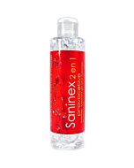 Lubrificante intimo Saninex e gel per massaggi provocatori 2 in 1 - 200 ml