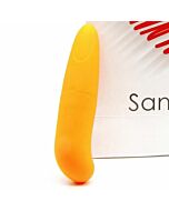 Saninex mini vibrador multi eccitante donna color naranja