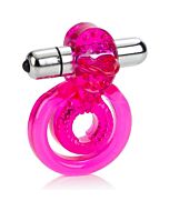 Anillo vibrador rosa  dual clit flicker