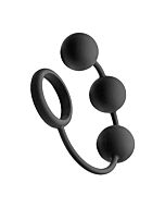 Anello in silicone con palline anali