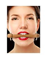 Ouch bavaglio di legno nero