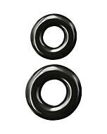 Kit 2 anelli ring-ring Renegade - nero