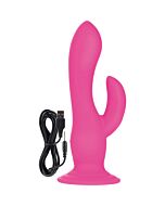 Vibratore ricaricabile USB rosa