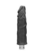 Dildo vibrante reale nero da 25 cm