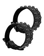 Ahia! teschi e ossa - polsini alla caviglia con teschi - neri