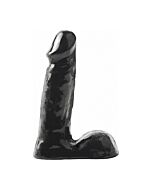 Pene di gelatina nero Basix 15 cm
