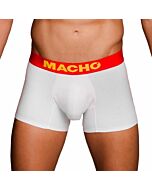 Maschio - ms075 boxer sportivo bianco taglia s