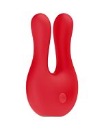 Stimolatore clitorideo doppio eccezionale - Rosso