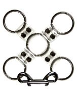 Collana nuda bondage con cinturino