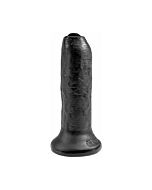 Uncut 16,5cm - pene realistico con prepuzio mobile - nero