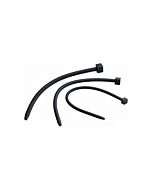 Sonde uretra in silicone deluxe imbullonate - nere