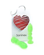 Saninex delight - plug & dildo trasparente verde