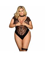 Subblime queen plus teddy con collana e giarrettiera