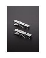 Morsetti per capezzoli in acciaio inossidabile.