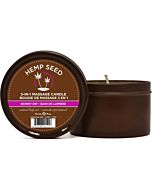 Candela da massaggio alla vaniglia