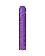 Dildo classico in gelatina 25 cm morado