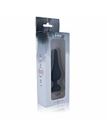 Plug anale intenso pipo l silicone negro 13,5 cm