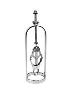 Le pinzette di metallo duro torturano i capezzoli