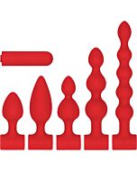 Kit silicone ricaricabile usb rosso - rosso