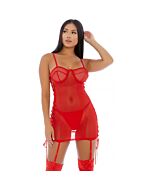 Suonalo su chemise camison rojo