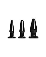 Sali di livello - kit de 3 plug negro