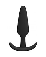 Malo plug in sughero piccolo anale silicona - negro