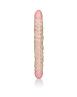 Duo pene d'avorio doppio realistico 31 cm - nero