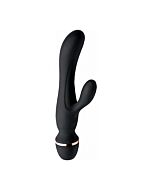 Vibratore supremo 3 in 1 Shegasm con aspirazione - nero