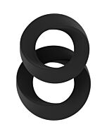 Sono n 24 set di anelli per pene in silicone nero