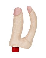Il pene naturale a doppia penetrazione con vibratore