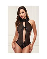 Orsetto con scollo a V - nero