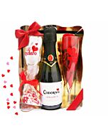 Kit erã "tico inedit cava ti amo (coriandoli cuori)