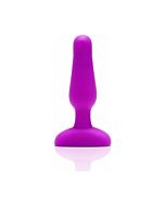 Spina vibrante per principianti con telecomando - fucsia