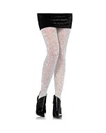 Leg avenue medias de lurex plata trasparente