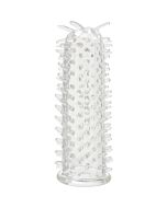 Copertura del pene in silicone trasparente per seduzione